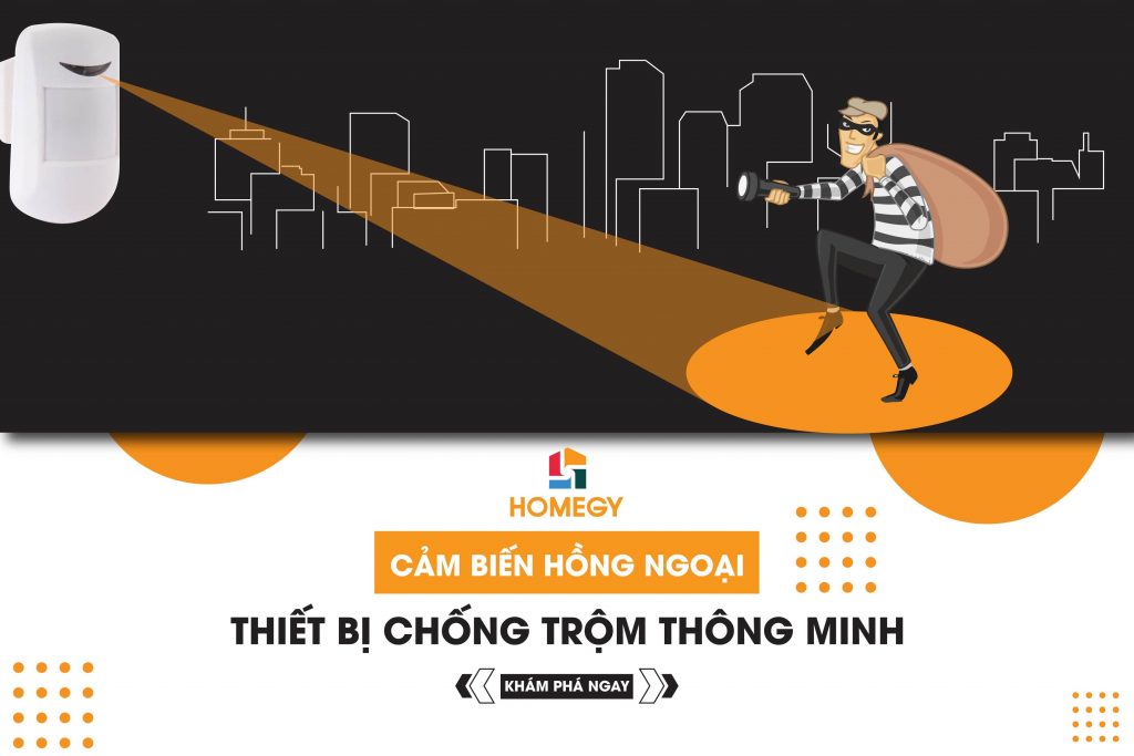 Cảm biến hồng ngoại – Thiết bị chống trộm thông minh